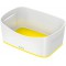 Leitz Bac de Rangement MyBox, Waterproof, Blanc/Jaune