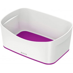 Leitz Bac de Rangement MyBox WOW, Petit Format, Violet