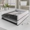 Leitz Corbeille a  Courrier A4, Blanc/Noir, WOW, 53611095