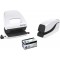 Leitz Agrafeuse electrique, Capacite 10 Feuilles, Alimente par Piles, WOW, 55661001 - Blanc