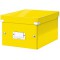 Leitz Boite de Rangement A5, Click & Store, 60430016 - Petit, Jaune