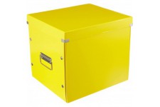 Leitz Cube de Rangement, Grande Taille, Jaune, Click & Store, 61080016