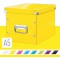 Leitz Cube de Rangement, Taille Moyenne, Jaune, Click & Store, 61090016