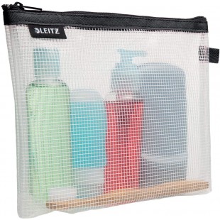 Leitz WOW Pochette Cosmetique, Resistante a l'Eau, Ideale en Trousse de Toilette, Adaptee au Voyage, 24x17x3cm - No