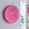 Leitz WOW Horloge Murale Quartz, Ideale pour le Bureau, la Cuisine, le Salon et la Salle de Bains, 29 cm - Rose