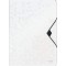 Leitz Chemise 3 Rabats, Contient jusqu'a  150 Feuilles A4, Fermeture elastique, Plastique souple, Blanc, WOW, 45990001