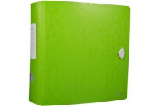 Leitz Classeur a  Levier A4 Active, Dos Arrondi 82mm, Fixation elastique, Polyfoam Leger, WOW, Vert, 11060054