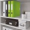 Leitz Classeur a  Levier A4 Active, Dos Arrondi 65mm, Fixation elastique, Polyfoam Leger, WOW, Vert, 11070054