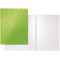 Lot de 10 : Leitz Chemise 3 Rabats, Contient jusqu'a 150 Feuilles A4, Fermeture elastique, Carton, Vert, WOW, 30010054