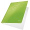 Lot de 10 : Leitz Chemise 3 Rabats, Contient jusqu'a 150 Feuilles A4, Fermeture elastique, Carton, Vert, WOW, 30010054