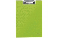 Leitz Porte-Bloc A4 avec Couverture, Polyfoam Leger, WOW, Vert, 41990054