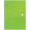 Leitz Chemise 3 Rabats, Contient jusqu'a  150 Feuilles A4, Fermeture elastique, Plastique souple, Vert, WOW, 45990054