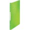 Leitz Reliure Protege-Documents A4, 40 Pochettes, Capacite 80 Feuilles, Pochettes Transparentes, Vert, WOW, 46320054