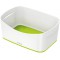 Leitz Bac de Rangement MyBox, Waterproof, Blanc/Vert, 52571054