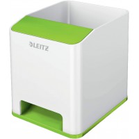 Leitz Pot a  Crayons, Amplificateur de Son, WOW, Blanc/Vert, 53631054