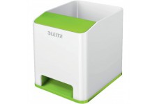 Leitz Pot a  Crayons, Amplificateur de Son, WOW, Blanc/Vert, 53631054