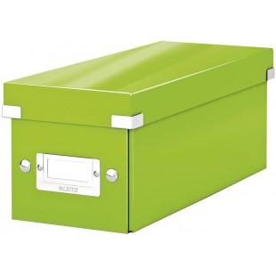 Leitz Boite de Rangement Format CD, Vert, Click & Store, 60410054