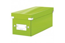 Leitz Boite de Rangement Format CD, Vert, Click & Store, 60410054