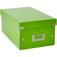 Leitz Boite de Rangement Format DVD, Vert, Click & Store, 60420054