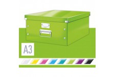 Leitz Boite de Rangement A3, Click & Store, Grande Taille, Vert, 60450054