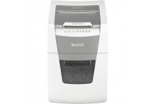 Leitz IQ 80110000 - Destructeur de Documents Coupe Croisee Securite P4 pour Bureau, Automatique, Capacite 100 Feuilles, Corbeill