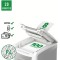 Leitz IQ 80110000 - Destructeur de Documents Coupe Croisee Securite P4 pour Bureau, Automatique, Capacite 100 Feuilles, Corbeill