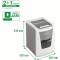 Leitz IQ 80110000 - Destructeur de Documents Coupe Croisee Securite P4 pour Bureau, Automatique, Capacite 100 Feuilles, Corbeill