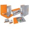 Leitz Trieur A4 avec 6 compartiments, Contient jusqu'a  200 Feuilles, Index Integre a  6 Onglets, Fermeture elastique, Gris, Urb