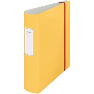 Leitz Classeur a  Levier 180° Active, Capacite 500 Feuilles, Dos 82 mm, Cosy, A4, Jaune, 10380019