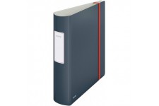 Leitz Classeur a  Levier 180° Active, Capacite 500 Feuilles, Dos 82 mm, Cosy, A4, Gris, 10380089