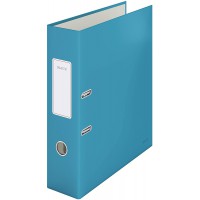 Leitz Classeur a  Levier, Capacite 600 Feuilles, Dos 80 mm, Cosy, A4, Bleu, 10610061