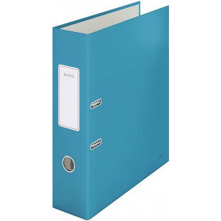 Leitz Classeur a  Levier, Capacite 600 Feuilles, Dos 80 mm, Cosy, A4, Bleu, 10610061