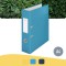 Leitz Classeur a  Levier, Capacite 600 Feuilles, Dos 80 mm, Cosy, A4, Bleu, 10610061
