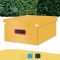 Leitz Click & Store - Boite de Rangement Pliable avec Couvercle, Carton Solide, Format A3, Maison / Bureau, Gamme Cosy, Jaune, 5