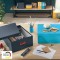 Leitz Click & Store - Boite de Rangement Pliable avec Couvercle, Carton Solide, Format A3, Maison / Bureau, Gamme Cosy, Gris, 53