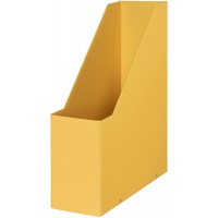 Leitz Click & Store - Porte-Magazines A4 en Carton, Maison / Bureau, Gamme Cosy, Jaune, 53560019