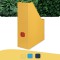 Leitz Click & Store - Porte-Magazines A4 en Carton, Maison / Bureau, Gamme Cosy, Jaune, 53560019