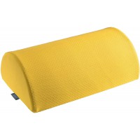 Leitz - Repose-Pieds pour Bureau, Ajustable, Soulage les Douleurs aux Dos et aux epaules, Fabrique en Mousse avec Housse en Tiss