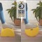 Leitz - Repose-Pieds pour Bureau, Ajustable, Soulage les Douleurs aux Dos et aux epaules, Fabrique en Mousse avec Housse en Tiss