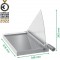 Leitz Precision Office 90220000 - Cisaille A3, Capacite 15 Feuilles, Longueur de Coupe 457 mm, Lame en Acier, Reperes