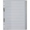 Leitz Intercalaires A4 10 Touches Vierges, Angle Design, Systeme d'Onglets Interchangeables, Gris, Plastique Ultra-R
