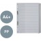 Leitz Intercalaires A4 10 Touches Vierges, Angle Design, Systeme d'Onglets Interchangeables, Gris, Plastique Ultra-R