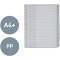 Leitz Intercalaires A4 15 Touches Vierges, Systeme d'Onglets Interchangeables, Gris, Plastique Ultra-Resistant, 1276