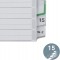 Leitz Intercalaires A4 15 Touches Vierges, Systeme d'Onglets Interchangeables, Gris, Plastique Ultra-Resistant, 1276