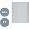 Leitz Intercalaires A4 20 Touches Vierges, Systeme d'Onglets Interchangeables, Gris, Plastique Ultra-Resistant, 1278