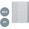 Leitz Intercalaires A4 Touches 1-31, Extra-Large, Gris, Onglets Renforces en Plastique Resistant avec Table des Matieres, 128100