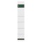 Leitz etiquettes de Remplacement pour Classeurs a  Levier en Plastique avec Dos 50 mm, Court et etroit, 32 x 190mm, Carton, 1608