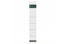 Leitz etiquettes de Remplacement pour Classeurs a  Levier en Plastique avec Dos 50 mm, Court et etroit, 32 x 190mm, Carton, 1608