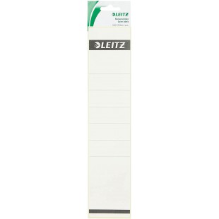 Leitz etiquettes Self Adhesive pour Classeurs a  Levier Couverture Papier et Dos 80 mm, Large, Long, 61,5 x 285 mm, Papier, 1640