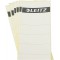 Leitz etiquettes Self Adhesive pour Classeurs a  Levier Couverture Papier et Dos 80 mm, Large, Long, 61,5 x 285 mm, Papier, 1640